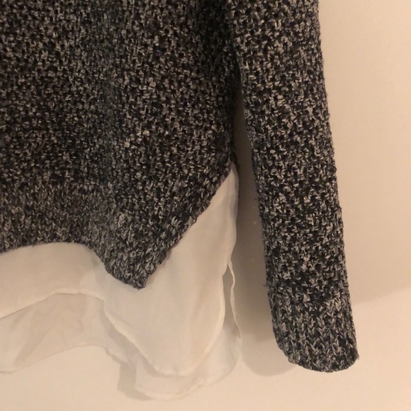 Casual Long Sleeve Sweater with shirt-tails - Picture 2 of 6